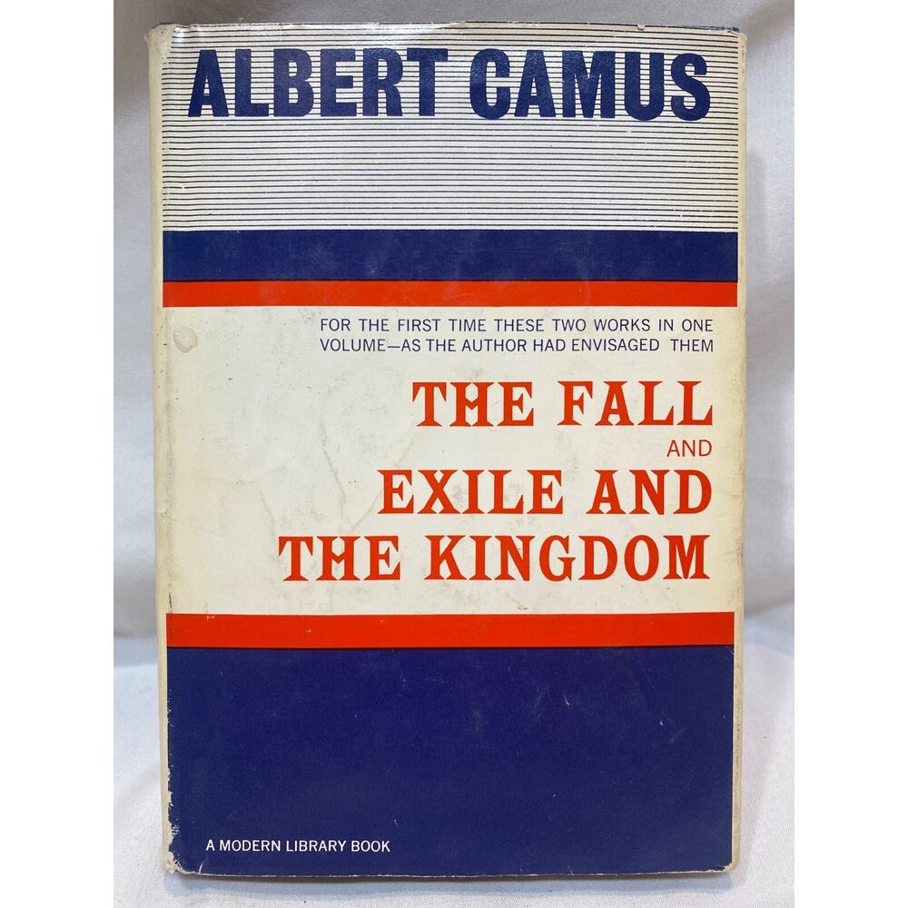 The Fall & Exile & the Kingdom by Albert CAMUS: Modern Library GOOD HC/DJ
